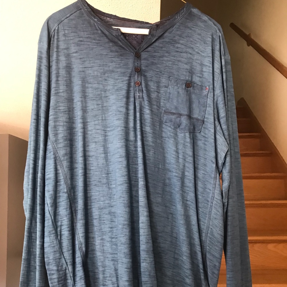 Blue Long Sleeve Shirt